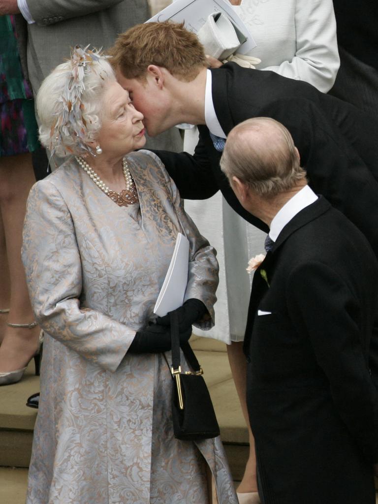 The Queen has a soft spot for Prince Harry. Picture: SANG TAN / POOL / AFP.