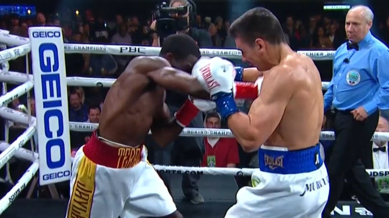 The punch was flush. Photo: Fox Sports