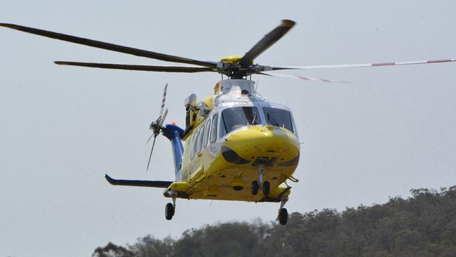 A rescue chopper has been deployed to private property in Cecil Plains after a buggy rolled and injured four people.