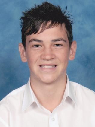 Campbell Byrd in Year 7 at the time he wrote the letter. Picture: Supplied
