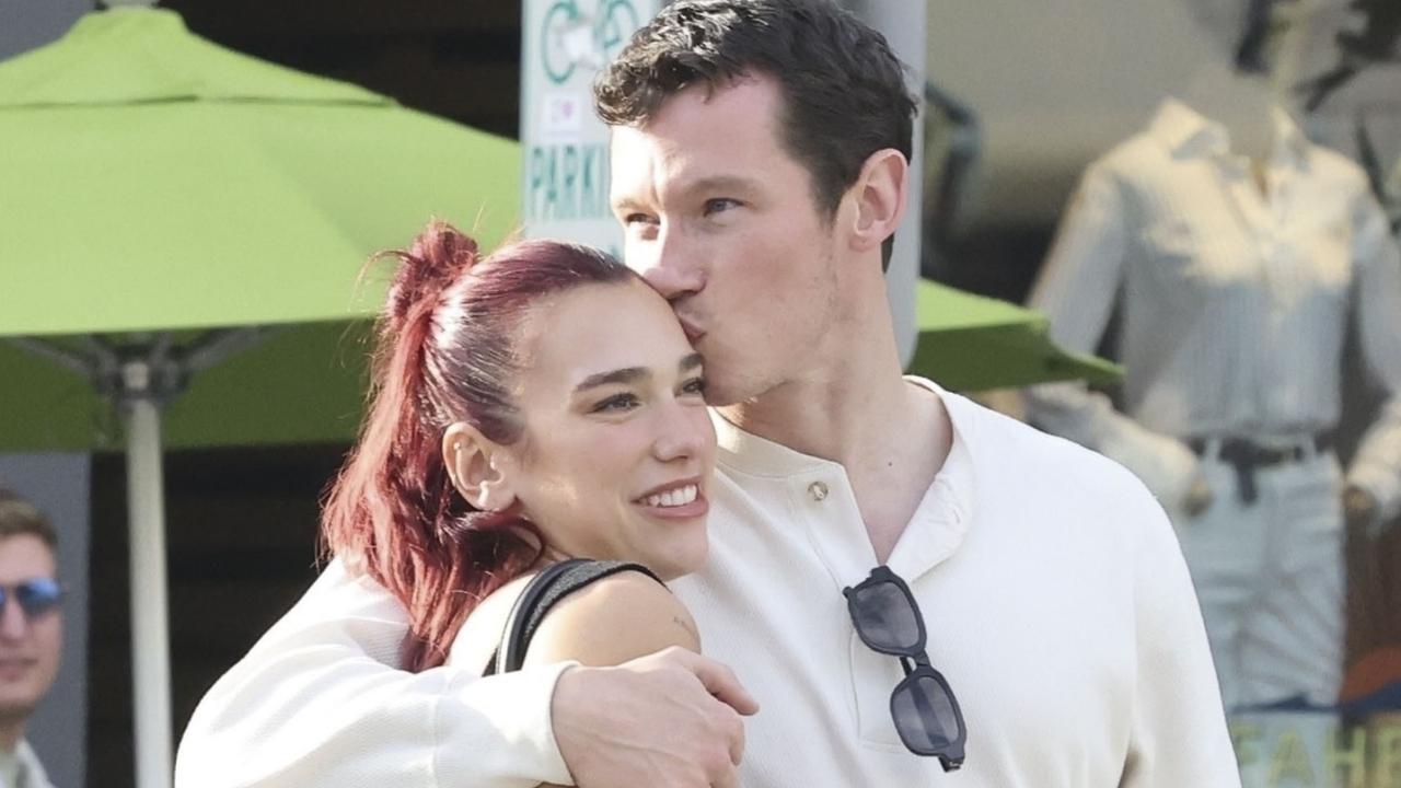 Hot new couple Dua Lipa and Callum Turner were spotted on PDA filled day out in Beverly Hills. Picture: SL, Terma / BACKGRID