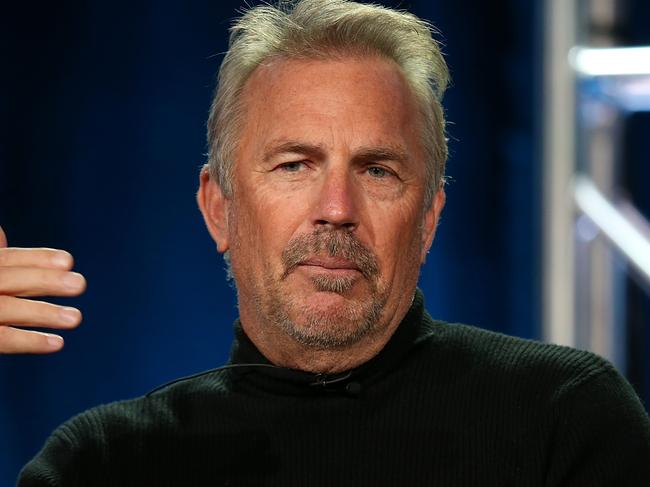 PASADENA, CA - JANUARY 15:  Actor Kevin Costner of 'Yellowstone' speaks onstage during the Paramount Network portion of the 2018 Winter TCA on January 15, 2018 in Pasadena, California.  (Photo by Phillip Faraone/Getty Images for Viacom)