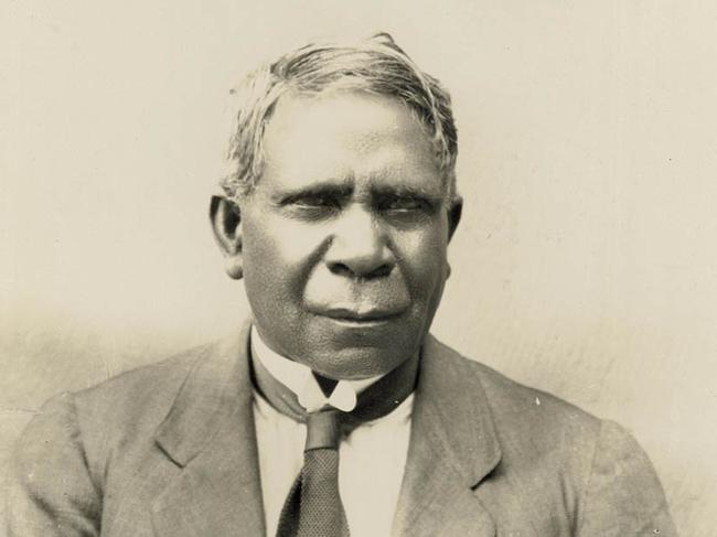 Chill - 'Open for Science' exhibition at SA Museum - portrait of Ngarrindjeri Aboriginal man and inventor David Unaipon.