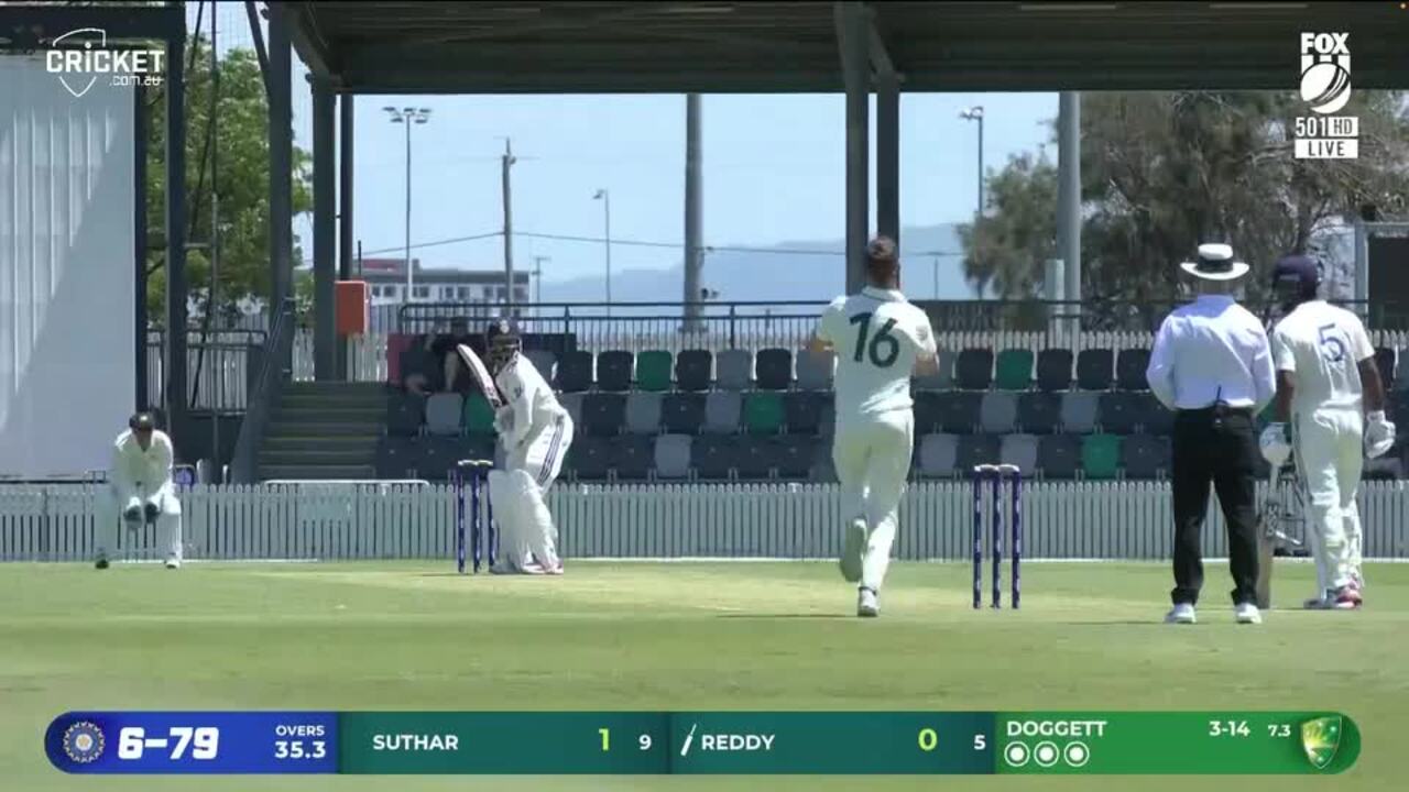 Brendan Doggett's six wickets against India A