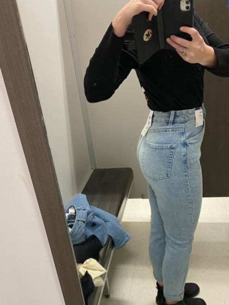 kmart jeans women 2023 jeans elastic waist｜TikTok Search