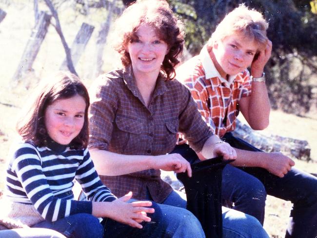 Margaret, her daughter Seana and son Justin.