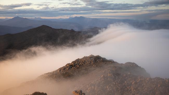 Hartz Mountains National Park has been shaped by ancient glaciers and offers visitors a window into TasmaniaÃ¢â‚¬Ã‚â„¢s remote and rugged south-west wilderness. YouÃ¢â‚¬Ã‚â„¢ll feel on top of the world as you gaze out at the seemingly endless mountain peaks, stretching towards TasmaniaÃ¢â‚¬Ã‚â„¢s southern coast.Credit: Jess Bondeescape7 march 2020cover story