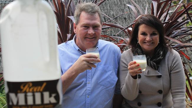 Steve Martin and Jacqui Lambie. PICTURE SUPPLIED