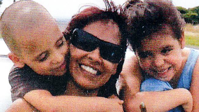 Adeline Yvette Rigney-Wilson,  28, and her children Amber Rose Rigney, 6, and Korey Lee Mitchell, 5. Picture: Supplied