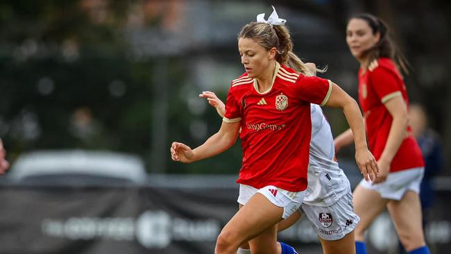 Rosie Malone in action for the Gold Coast Knights. Picture: Facebook.