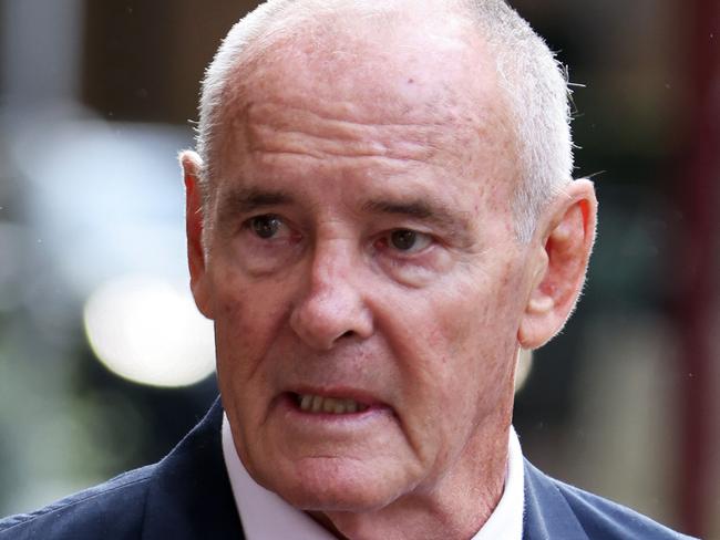 SYDNEY, AUSTRALIA - NewsWire Photos MAY 9, 2022:  Chris Dawson pictured as he arrives at the Supreme Court, Sydney CBD. Ex-Newtown Jets player and school teacher Chris Dawson was charged with murdering his wife Lynette in 1982.Picture: NCA NewsWire / Damian Shaw