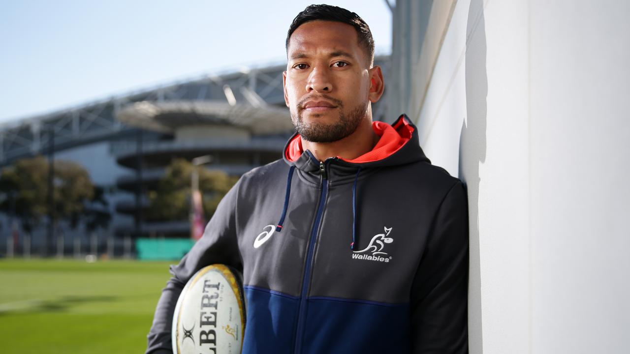 Wallaby fullback Israel Folau ahead of Saturday night’s Bledisloe Cup opener. Picture: Jonathan Ng