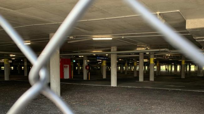 Parking around Robina Stadium on Titans games day is in chaos. This is a car park opposite the ground, run by Stadiums Queensland, which is not being used.