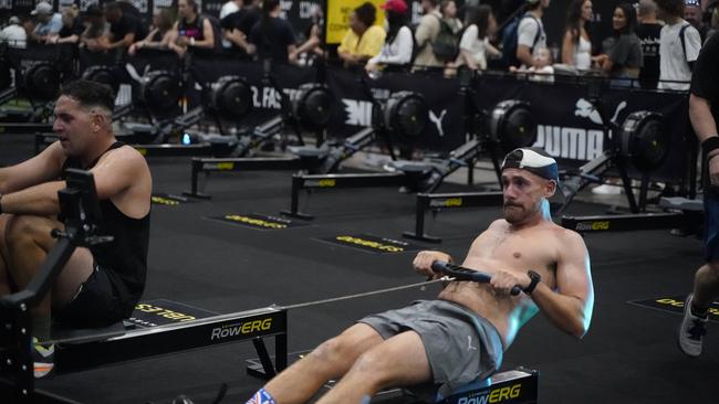 10000 athletes put their fitness to the test in a massive Hyrox competition this weekend (14-15 Dec) at Melbourne Exhibition and Convention Centre. Picture Valeriu Campan