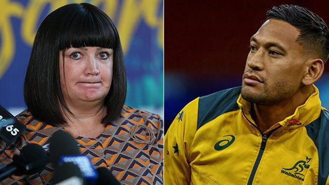 Israel Folau claims Raelene Castle agreed he could air his religious beliefs in public. .