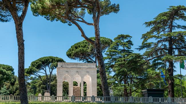 The Janiculum Hill monument in Rome.