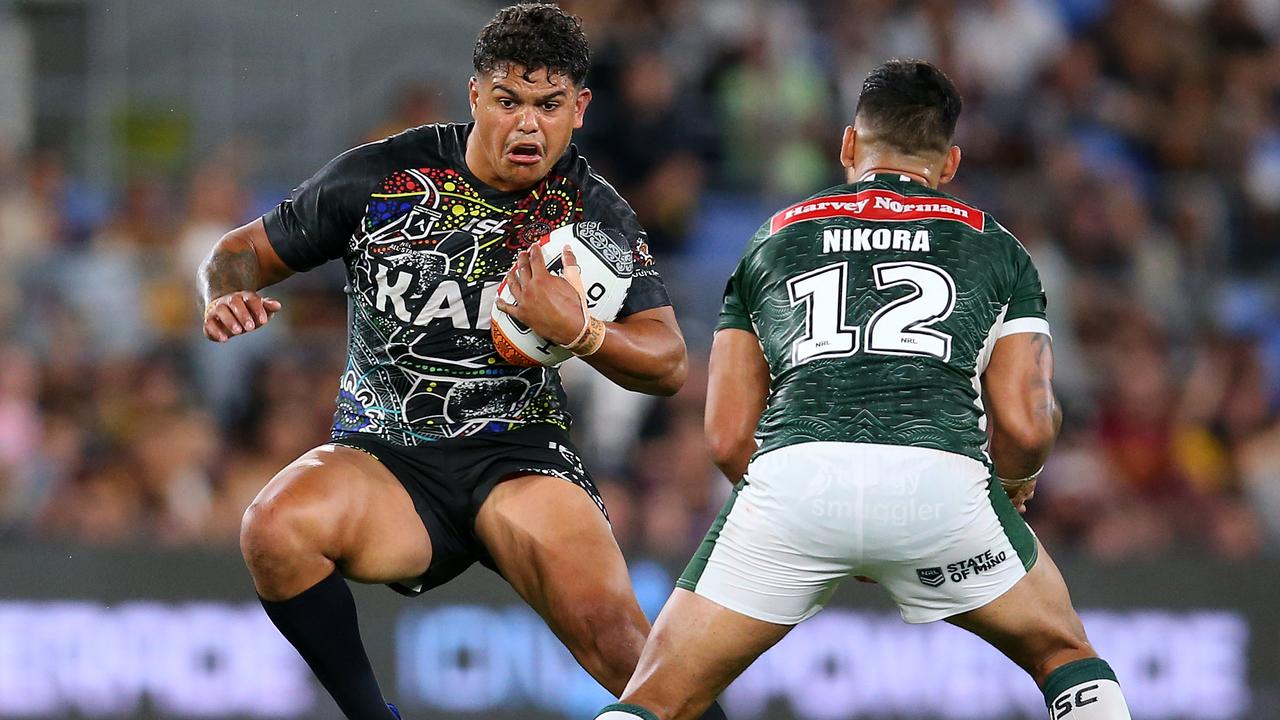 Latrell Mitchell and Briton Nikora.