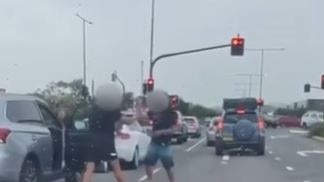 Sunshine Coast road rage incident caught on camera. Picture: Instagram.