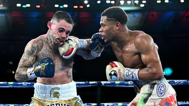 Devin Haney got the better of George Kambosos during the World Lightweight Championship bout at Marvel Stadium on June 5.