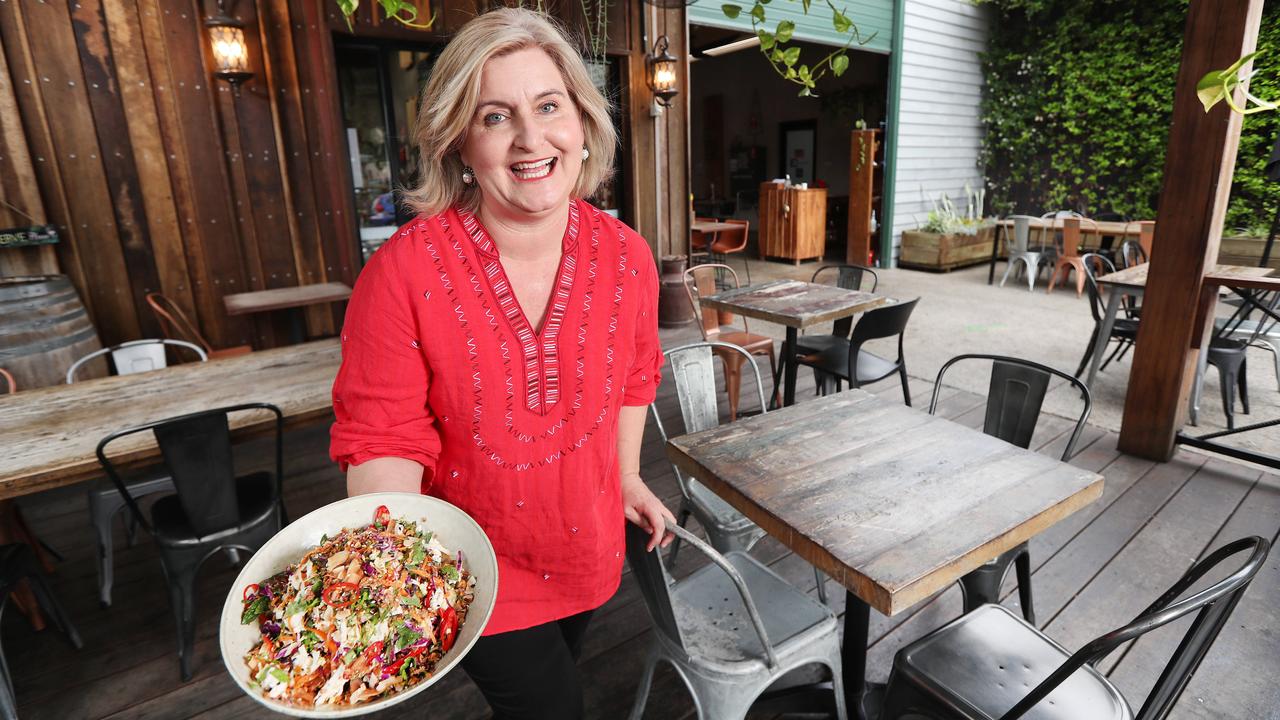 Owner Amanda Scott at Farm House in Kedron, which was named Queensland’s best cafe. Picture: Tara Croser.