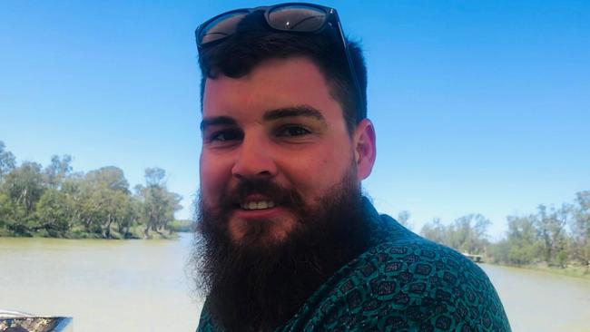 Bagot Well fatal victim Fletcher Obst, known around town as Fletch, has been remembered as a devoted partner and father. Picture: Supplied by family