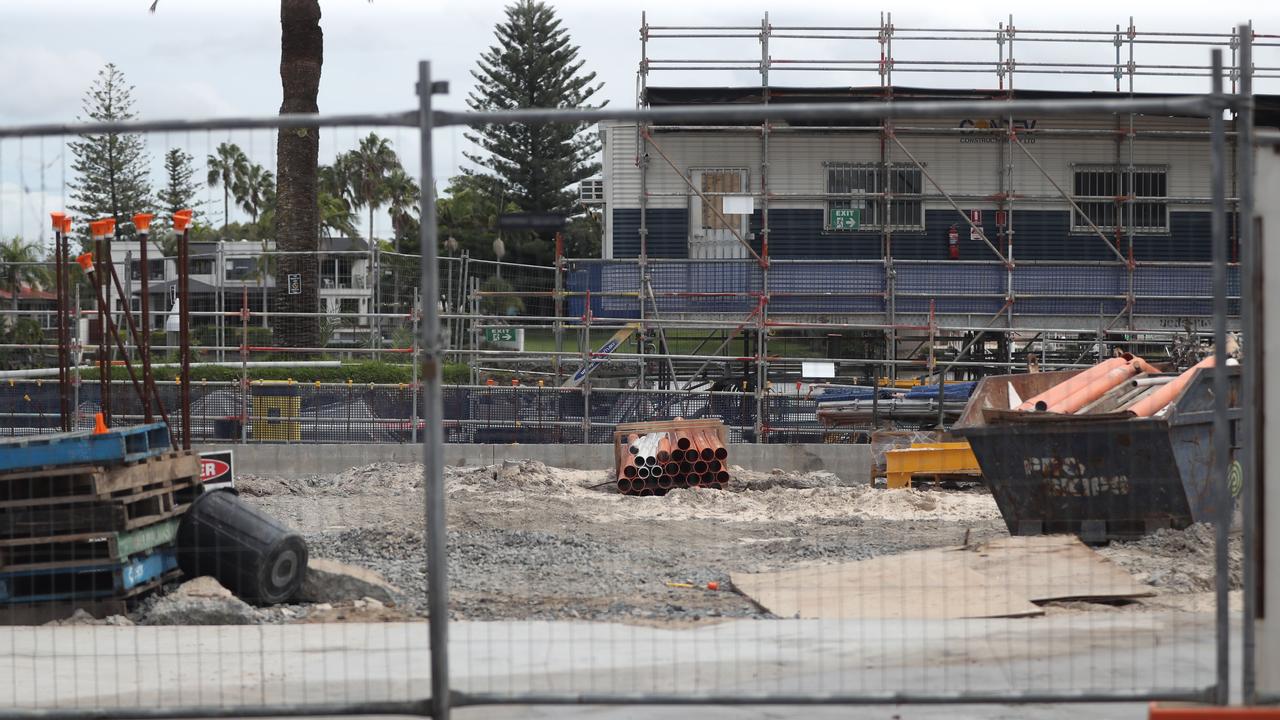 Construction has been one of the hardest hit sectors - Condev building sites on the Gold Coast/ Picture: Nigel Hallett