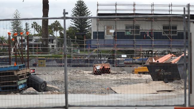 Construction has been one of the hardest hit sectors - Condev building sites on the Gold Coast/ Picture: Nigel Hallett