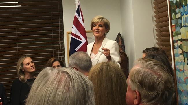 The host with the most Julie Bishop.