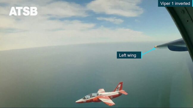 Port Phillip Bay plane collision