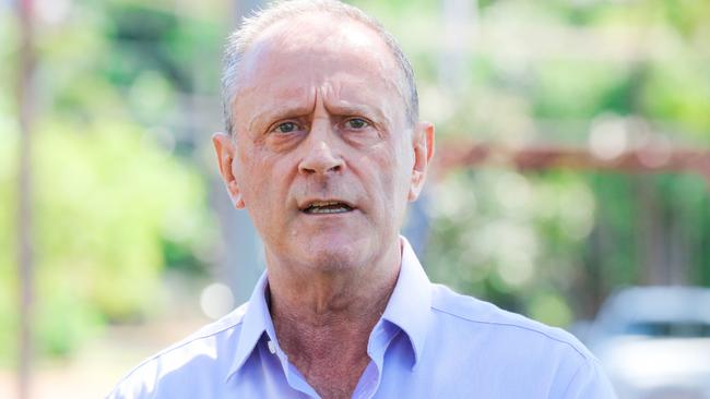 Former Labor-turned-Territory Alliance MLA Jeff Collins has refused to say if he had been instructed to use private messaging apps to communicate with other Labor members while he was in Caucus. Picture: Glenn Campbell