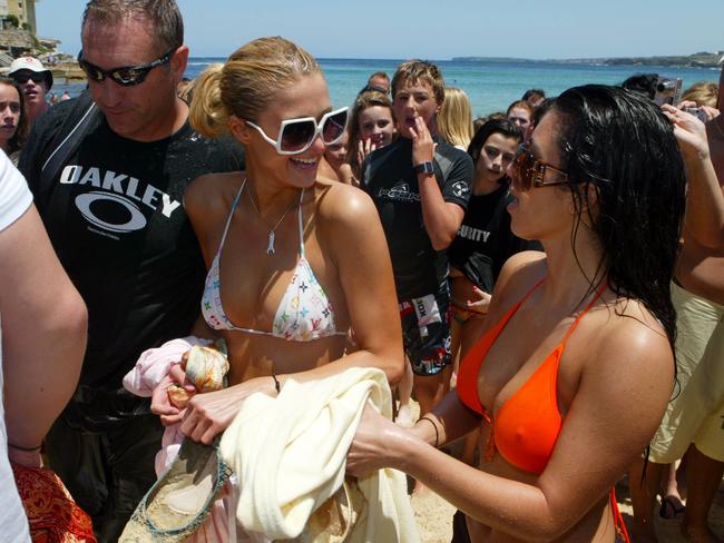 The Secret Diary of a 90's Girl — Paris Hilton & Kim Kardashian on Bondi  Beach in