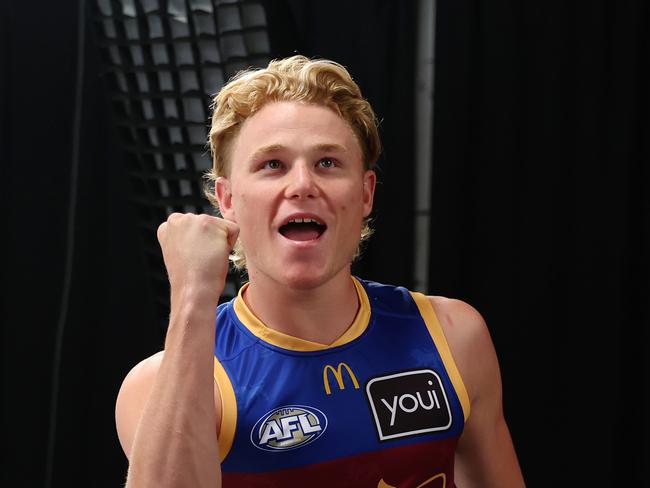 Levi Ashcroft will make his AFL debut on Saturday. Picture: Morgan Hancock/Getty Images