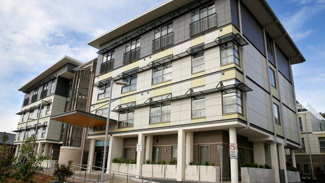 New Opal Aged Care facility in Bankstown, where there is a cluster of COVID-19 cases. Picture: Angelo Velardo