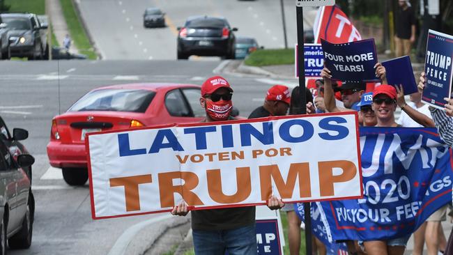 Donald Trump’s Latino vote share was 45 per cent, a 13-point vote bump on 2020.