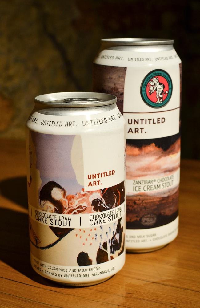 My Beer Dealer's weirdest and most wonderful beers: Chocolate Lava Cake Stout and Zanzibar Chocolate Ice Cream Stout by Untitled Art.