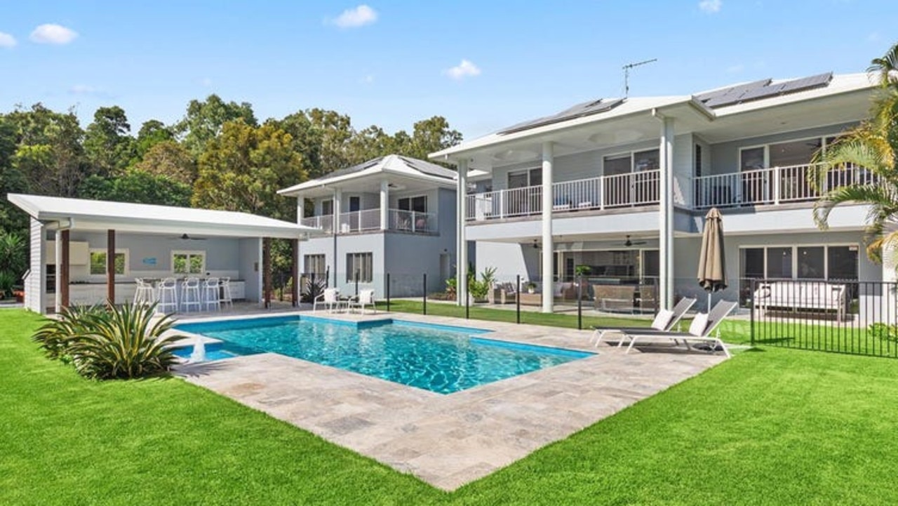 The elegant Hamptons-style home at Dundowran Beach has been renovated since it was last purchased in 2018.