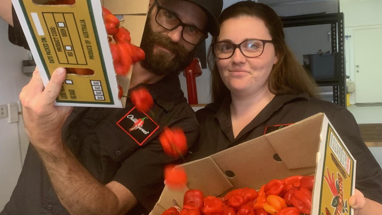 Anthony and Shelby Johnson are the new owners of Nambour business Chilli Sweet.