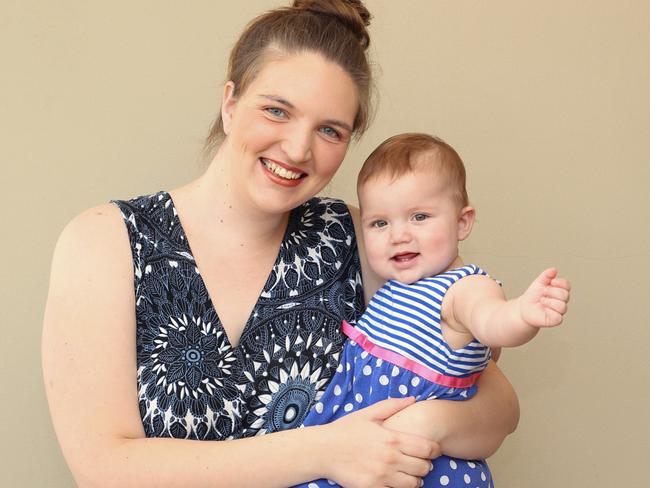 Emily, aged one, with mum Anita.