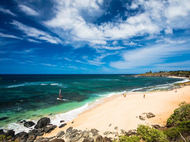 HOOKIPA BEACH Maui is famous for many things, and windsurfing is one. The warm water and tradewinds at Hookipa Beach create the perfect environment, drawing windsurfers from around the globe. Visit any day to watch pros play on the waves or time a visit to coincide with a world-class professional windsurfing competition. Picture: Hawaii Tourism Authority / Tor Johnson