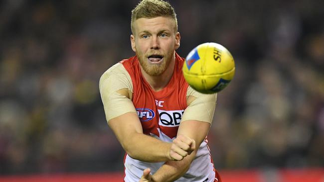 Dan Hannebery will miss three weeks with a calf injury.