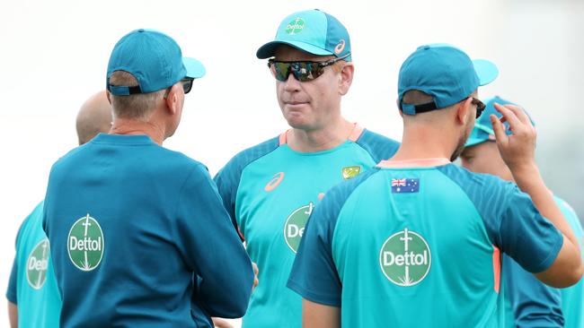 Australian players have lauded coach Andrew McDonald’s outstanding man management skills. Picture: Will Russell/Getty Images