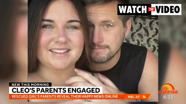 Cleo Smith’s mum Ellie and stepfather Jake Gliddon announce engagement (Sunrise)