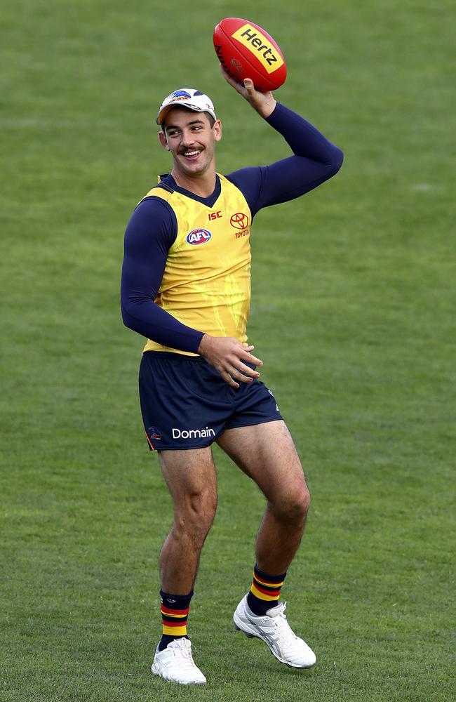 Captain Taylor Walker at Adelaide Crows training at Football Park.