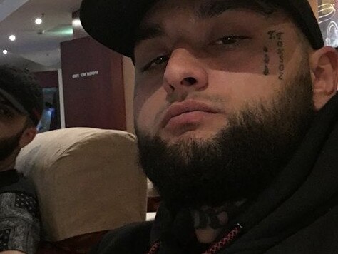 Picture from the Facebook page of Mustafa Kayirici, 26 (with neck tattoo) who has been arrested and charged with several accounts of sexual assault of a 13 year old girl and a 22 year old woman. He appeared in Parramatta Local Court via video link where he dismissed his lawyer in he middle of the bail application and admitted to have sex with the 13 year old girl who he claims lied about her age. Picture: Facebook
