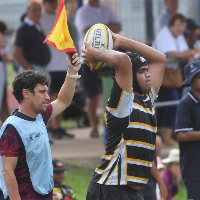 QLD Rugby Union State Championships (17-18 years boys) at the Townsville Sports Precinct. Friday May 23. Metro East against Capricorn. Picture: Evan Morgan