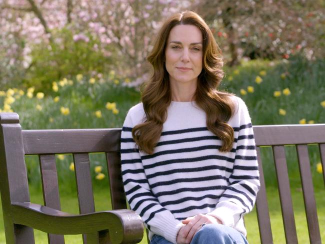 Princess Catherine shocked the world when she revealed she had cancer. Picture: BBC Studios/Kensington Palace via Getty Images