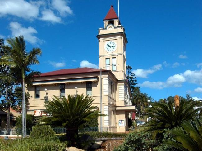 The Gympie Town Hall clock