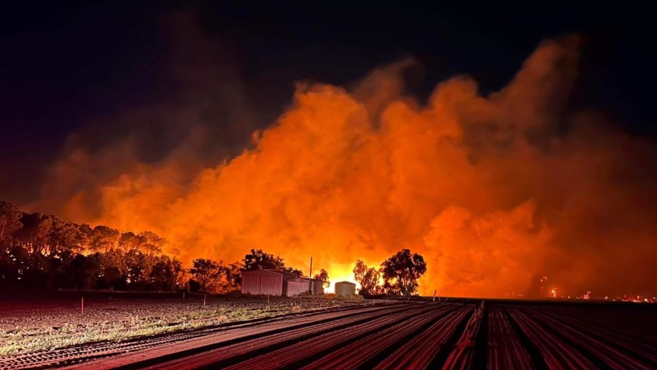 Firefighters have battled multiple blazes across Perth as Western Australia suffered through a heatwave in November. Picture: Department of Fire and Emergency Services WA