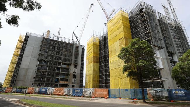 Condev building sites on the Gold Coast. Picture: Nigel Hallett