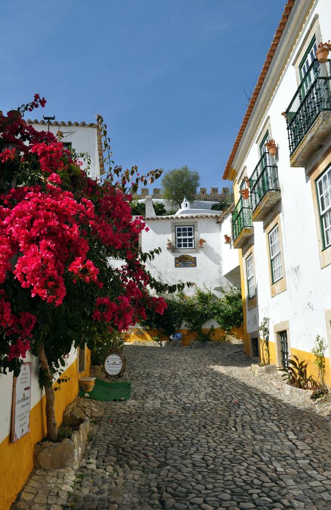 Strolling the streets of Obidos, Portugal. Photo: Graham Stephenson